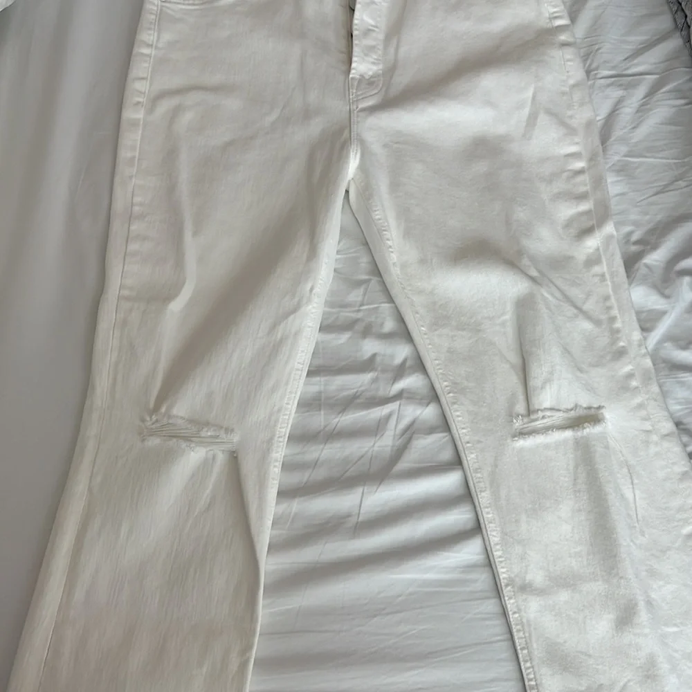 MOTHER High Rise White Jeans - Picture 7 of 11